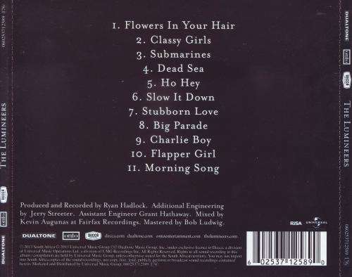 THE LUMINEERS - The Lumineers (CD)  060253712589 NM