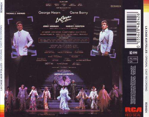 LA CAGE AUX FOLLES - Original cast recording (CD) BD82824 EX