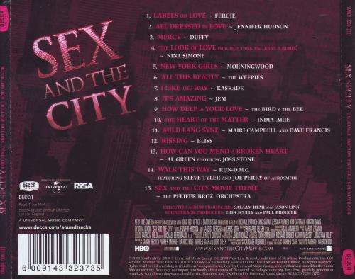 SEX AND THE CITY - Original motion picture soundtrack (CD) STARCD 7235 NM-