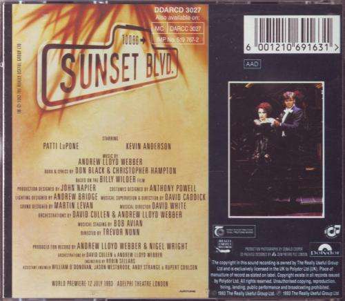 ANDREW LLOYD WEBBER - Sunset boulevard (double CD, fatbox) DDARCD 3027 NM-