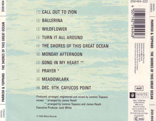 PARRISH & TOPPANO - The shores of this great ocean (CD) 259 494 NM-