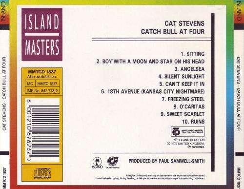 CAT STEVENS - Catch bull at four (CD) MMTCD 1837 NM-