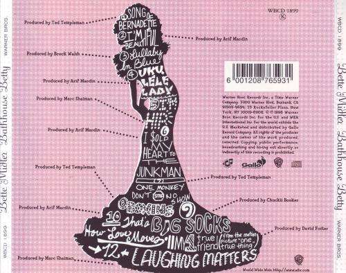 BETTE MIDLER - Bathhouse Betty (CD) WBCD 1899 NM