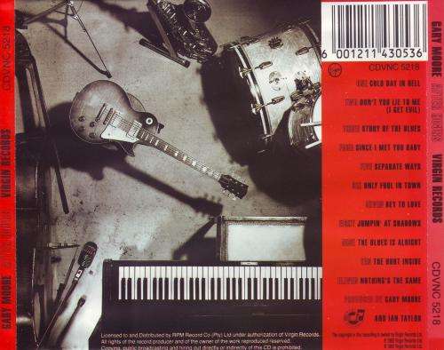 GARY MOORE - After hours (CD) CDVNC 5218 NM