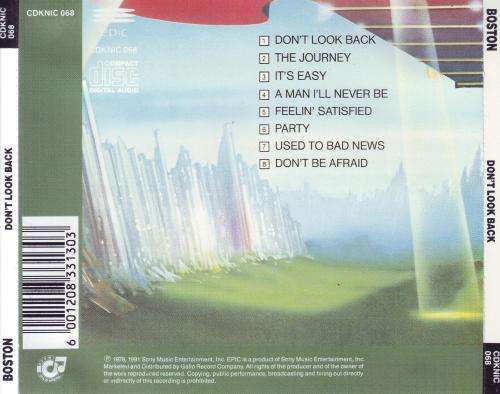 BOSTON - Don`t look back (CD) CDKNIC 068 NM-