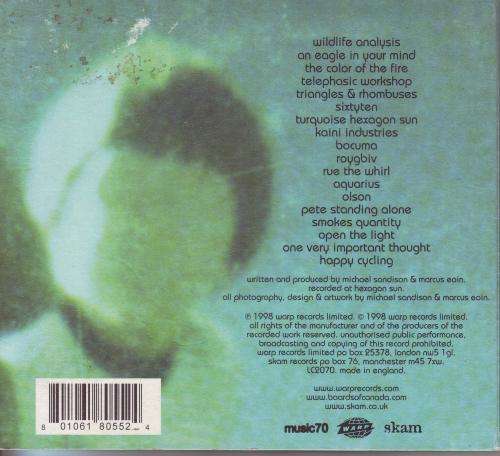 BOARDS OF CANADA - Music has the right to children (CD, digipak) warpcd55x/skald 1 NM