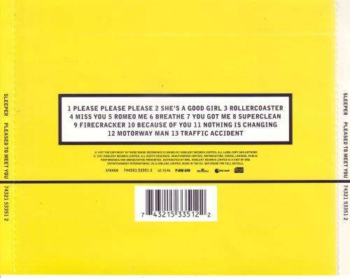 SLEEPER - Pleased to meet you (CD) 74321 53351 2 NM-