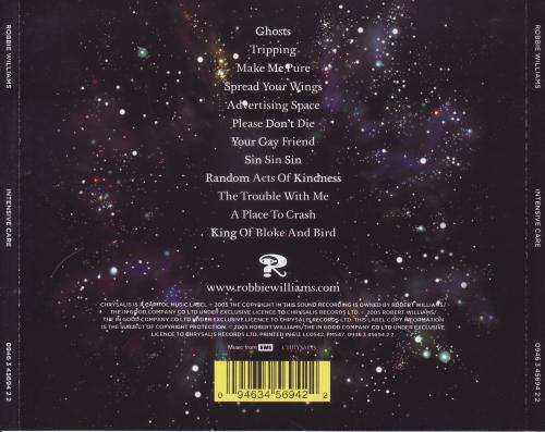 ROBBIE WILLIAMS - Intensive care (CD) 0946 3 45694 2 2 EX