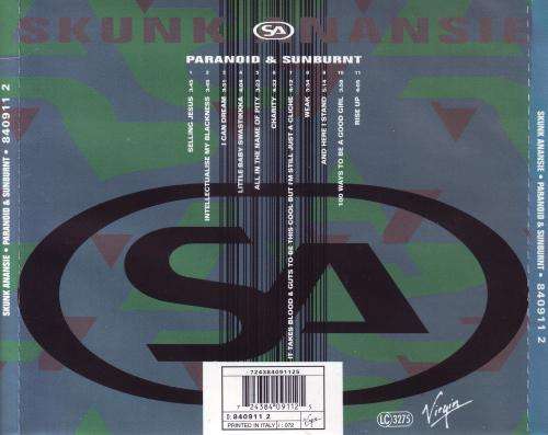 SKUNK ANANSIE - Paranoid & sunburnt (CD) 840911 2 NM-