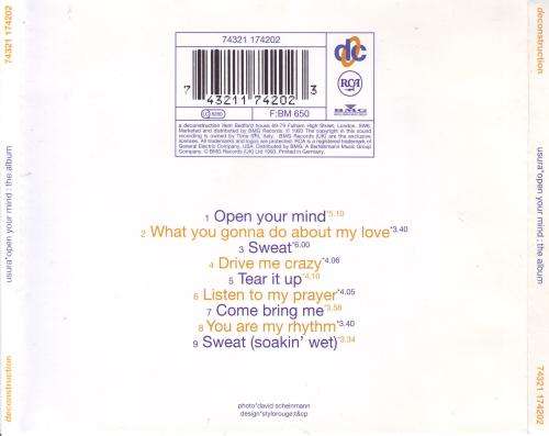 USURA - Open your mind: the album (CD) 74321 174202 EX