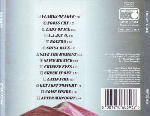 FANCY - Gold (CD) MMTCD 1654 EX