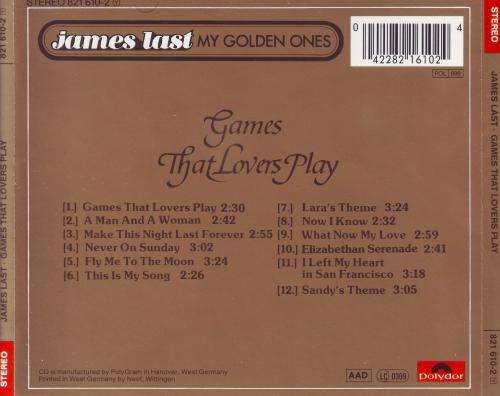 JAMES LAST - Games that lovers play (CD) 821 610-2 VG to VG+