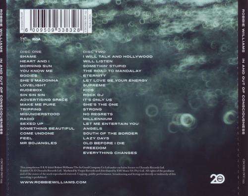 ROBBIE WILLIAMS - In and out of consciousness (double CD) CDCHRD(WF)193 NM/VG+