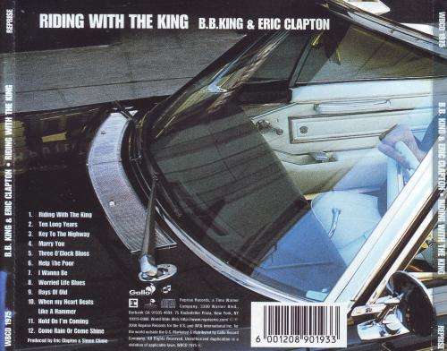 B.B. KING  & ERIC CLAPTON - Riding with the king (CD) WBCD 1975 EX