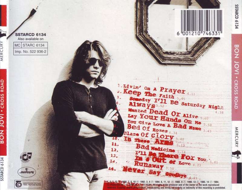 Bon Jovi - Crossroad: The Best Of Bon Jovi (CD) SSTARCD 6134