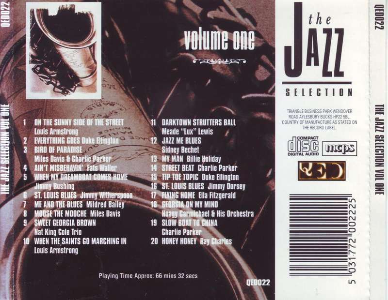 The Jazz Collection Volume One - Compilation CD QED022