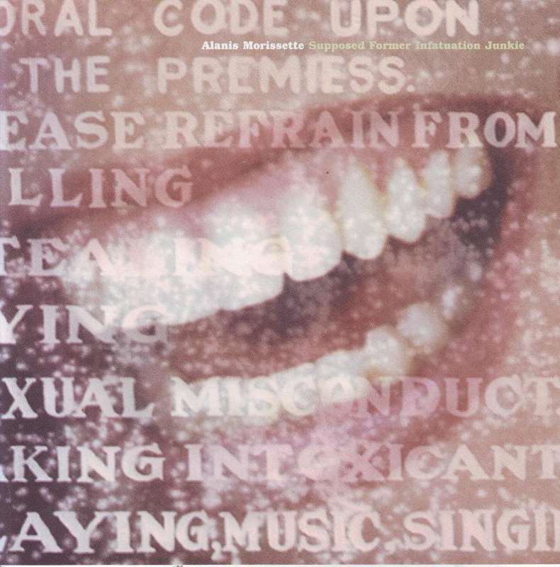 ALANIS MORISSETTE -  Supposed Former Infatuation Junkie (CD) 9362-47094-2 VG to VG+