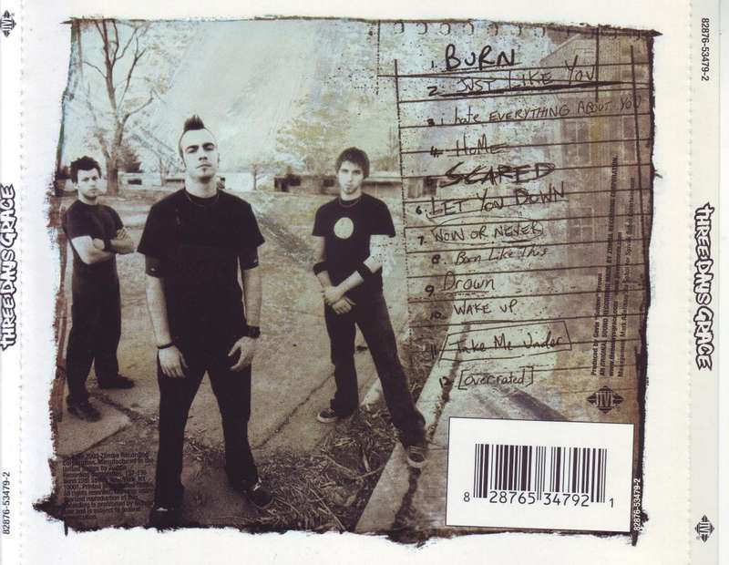 THREE DAYS GRACE - Three days grace (CD) 82876-53479-2 NM