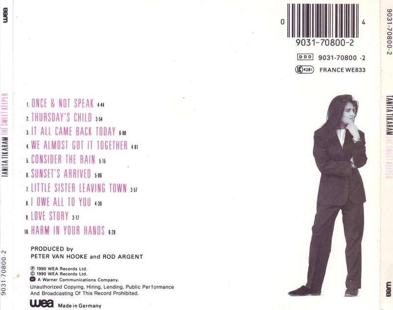 TANITA TIKARAM - The sweet keeper  (CD) 9031-70800-2 EX
