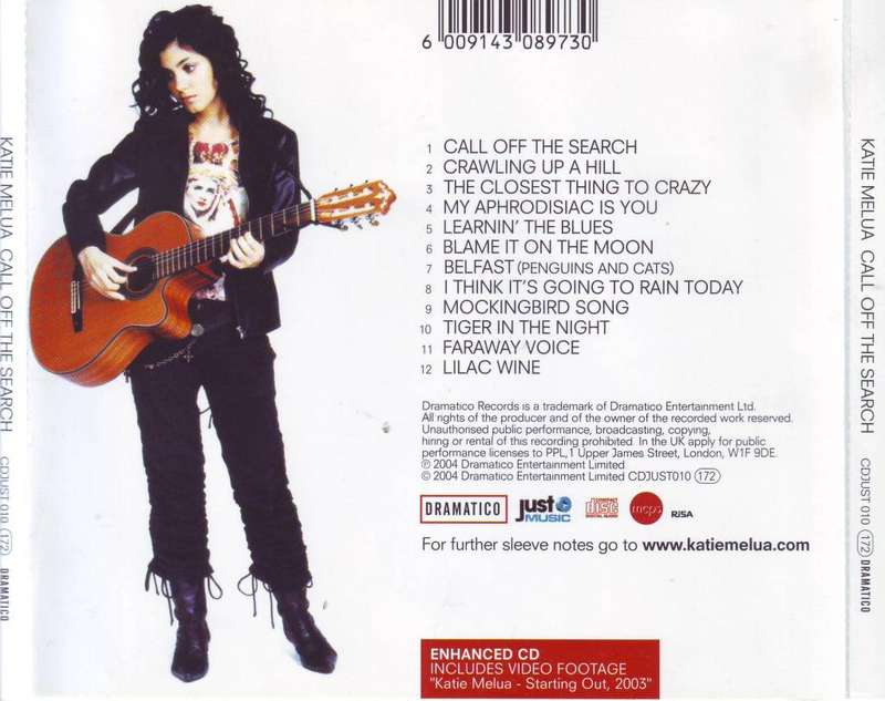 Katie Melua - Call off the Search CDJUST 010