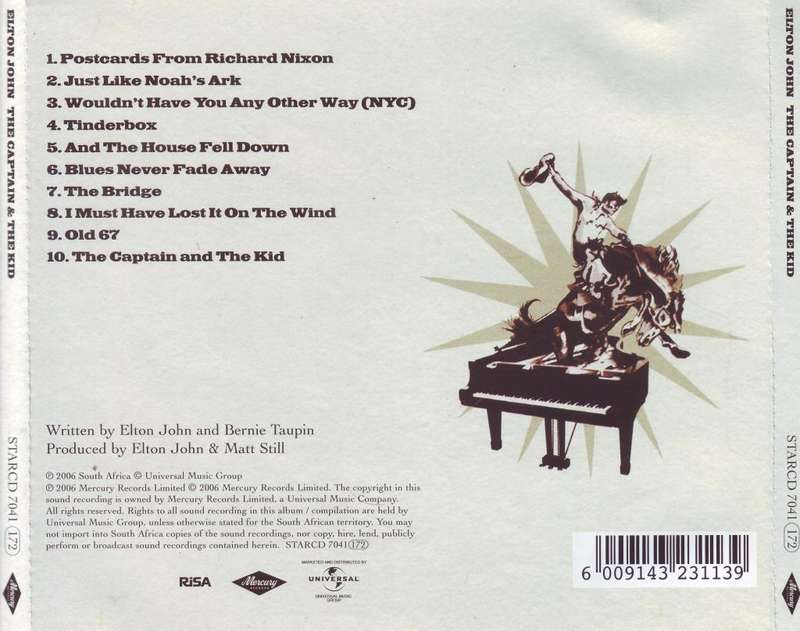 ELTON JOHN - The captain and the kid (CD) STARCD 7041 NM-