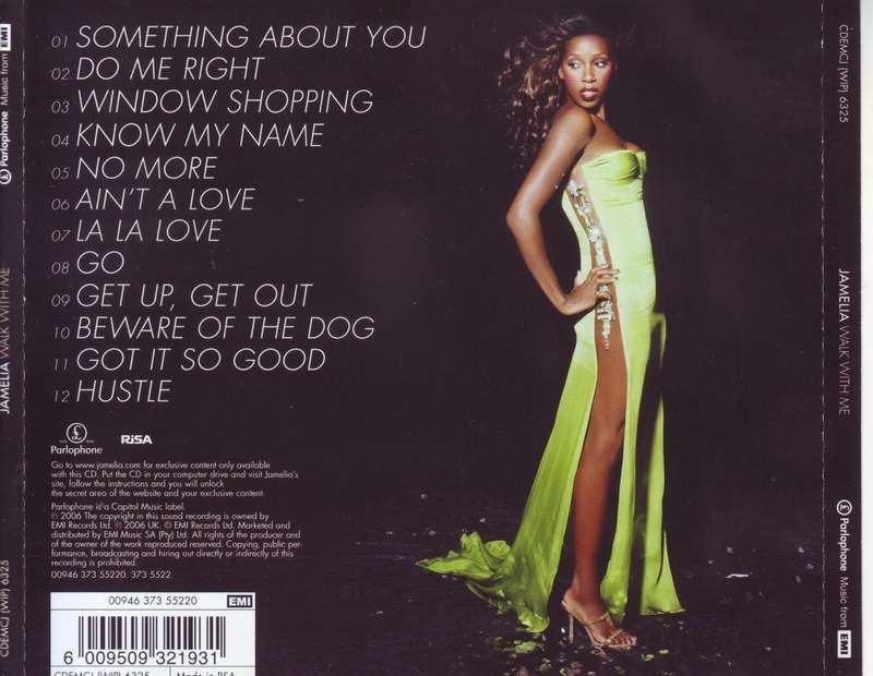 JAMELIA - Walk with me (CD) CDEMCJ (WIP) 6325 NM