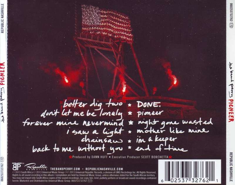 THE BAND PERRY - Pioneer (CD) 060253732762 NM