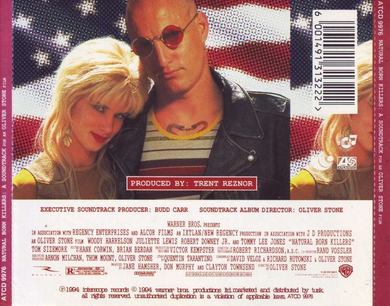 NATURAL BORN KILLERS - A Soundtrack For An Oliver Stone Film (CD)  ATCD 9976 EX
