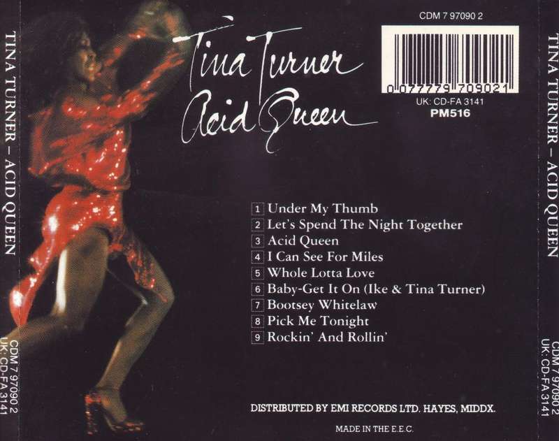 TINA TURNER - Acid queen (CD) CDM 7 97090 2 NM