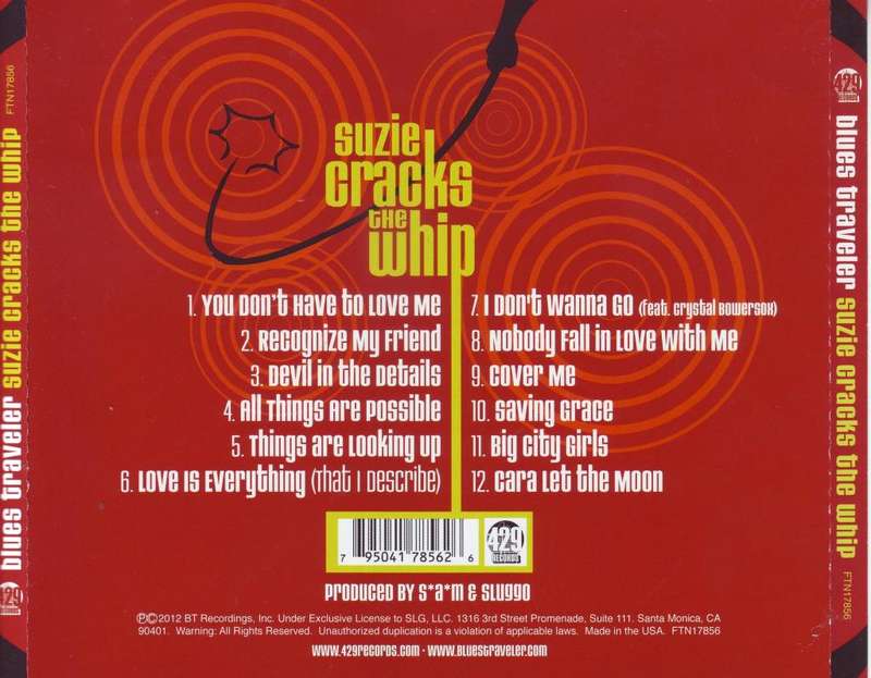 BLUES TRAVELER - Suzie cracks the whip (CD)  FTN17856 NM