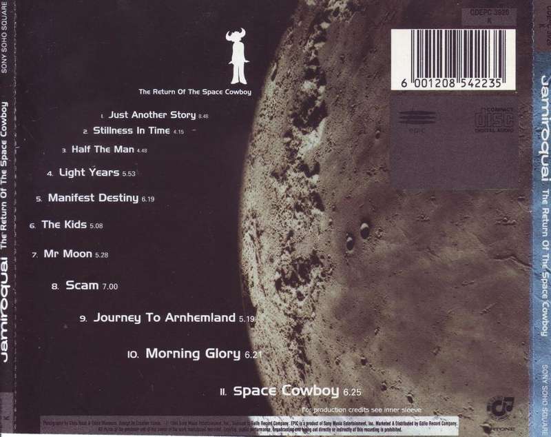 JAMIROQUAI - The return of the space cowboy (CD) CDEPC 3926 K VG+