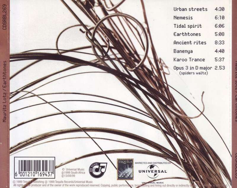 MAURITZ LOTZ - Earthtones (CD) CDSRBL269 NM-