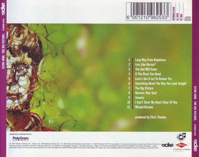 ELTON JOHN  - The big picture (CD) SSTARCD 6340 NM-