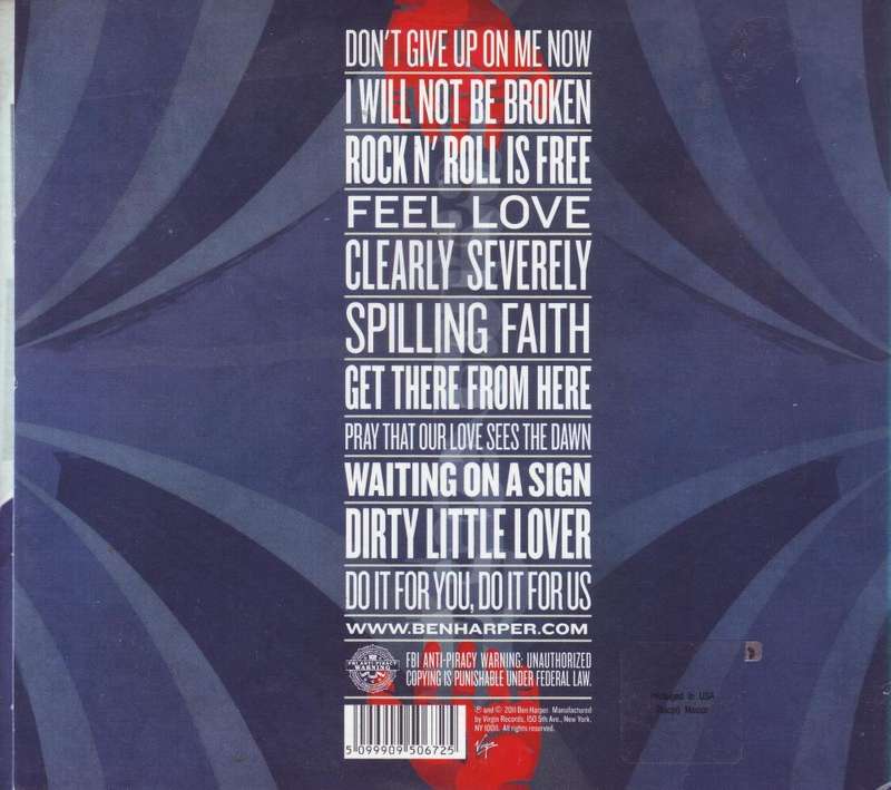 BEN HARPER - Give till it`s gone (CD, digisleeve) IER11-1 EX