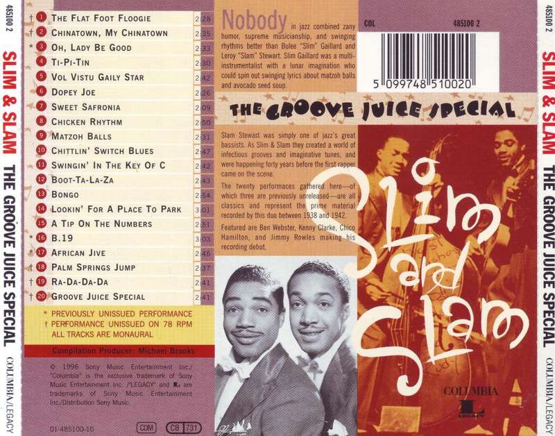 SLIM & SLAM - The groove juice special (CD) 485100 2 NM