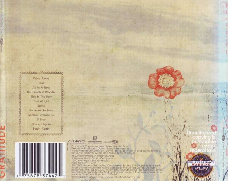 GRATITUDE - Gratitude (CD) 83744-2 NM