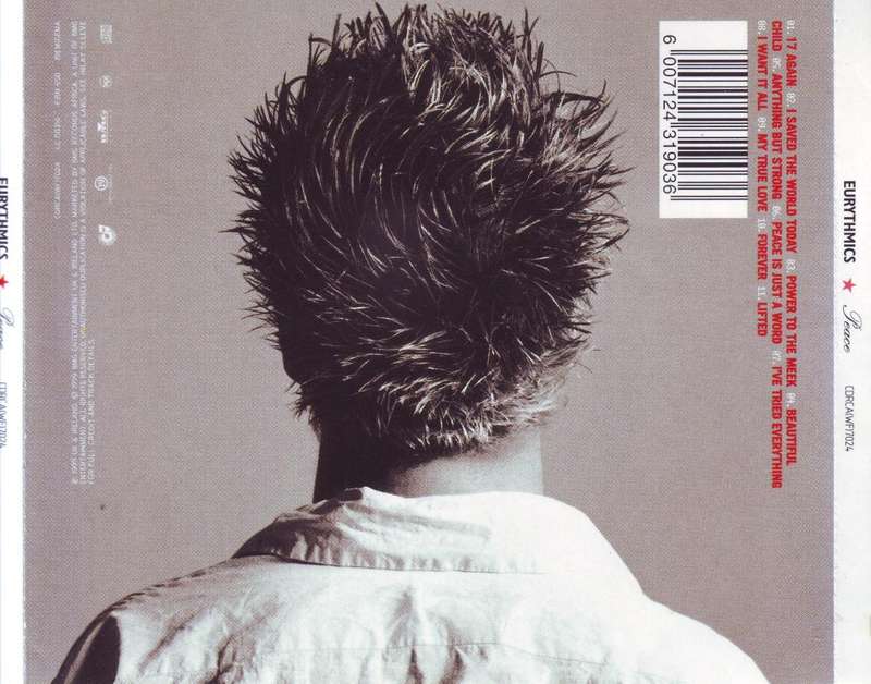 EURYTHMICS - Peace (CD) CDRCA (WF) 7024 VG