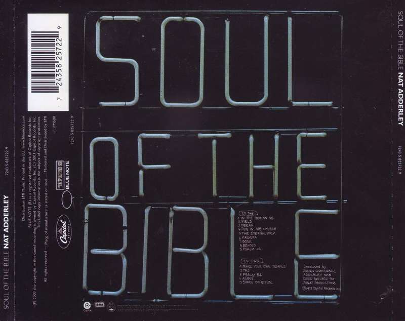 NAT ADDERLEY - Soul of the bible (double CD) 7243 5 825722 9 NM
