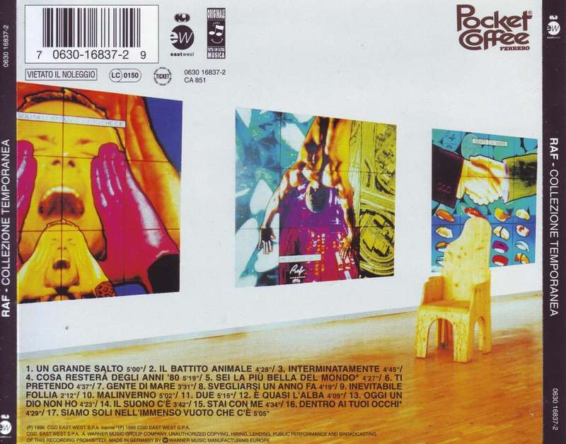 RAF - Collezione temporanea  (CD) 0630 16837-2 NM