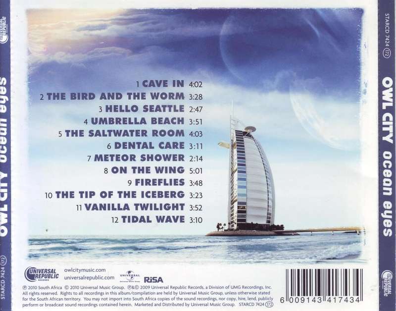 OWL CITY - Ocean eyes (CD) STARCD 7424 NM