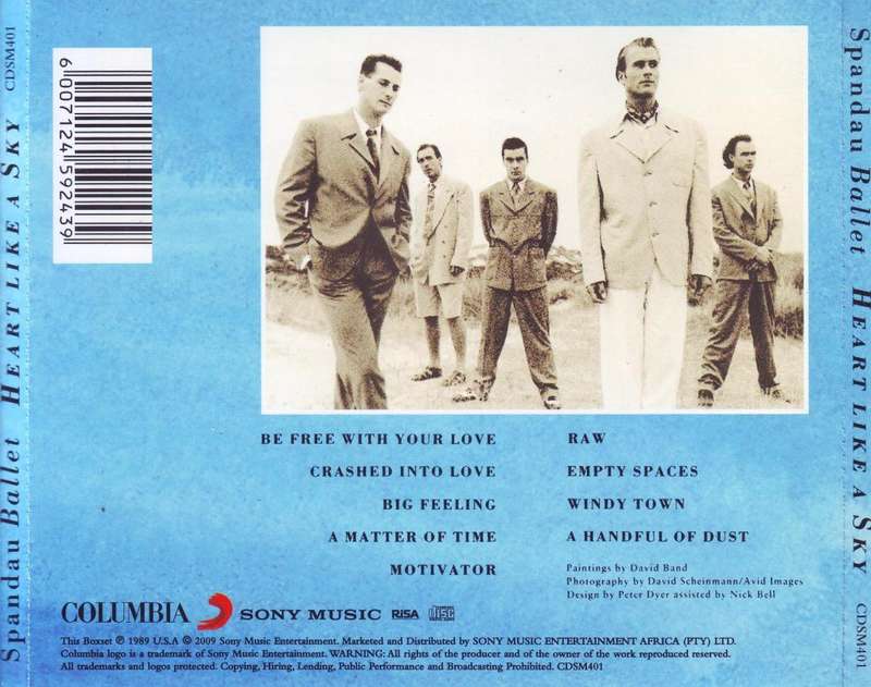 SPANDAU BALLET - Heart like a sky (CD) CDSM401 NM