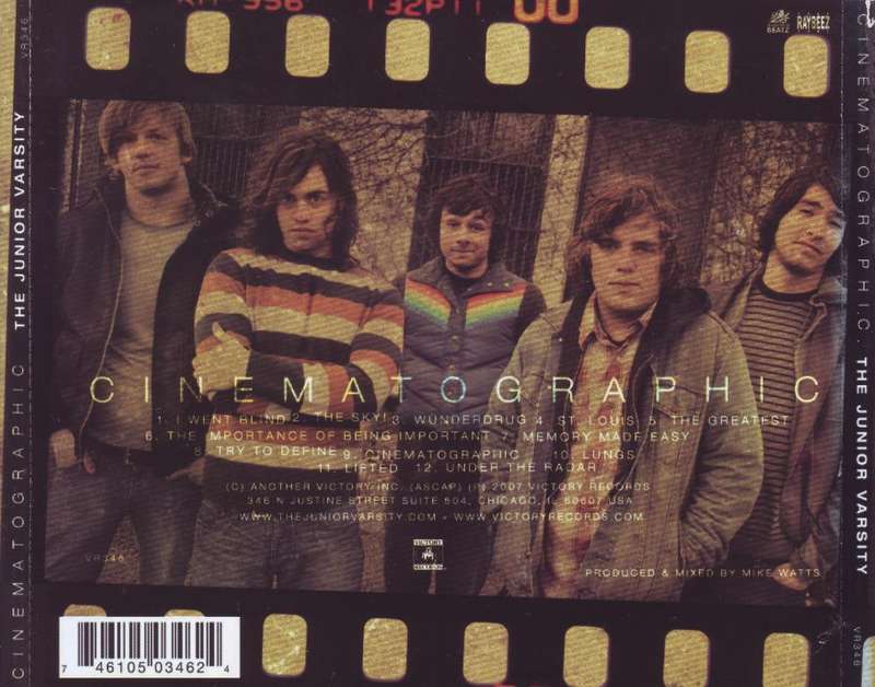 THE JUNIOR VARSITY - Cinematographic (CD) VR346 NM- (R25 SALE)