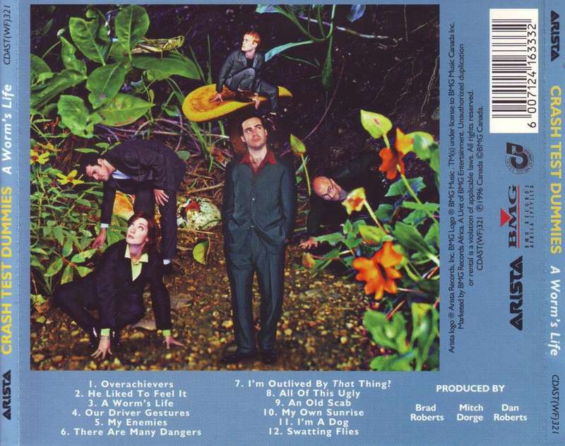 CRASH TEST DUMMIES - A worm`s life (CD) CDAST (WF) 321 NM