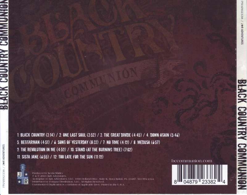 BLACK COUNTRY COMMUNION - Black country communion (CD & DVD) PRAR92338 NM-