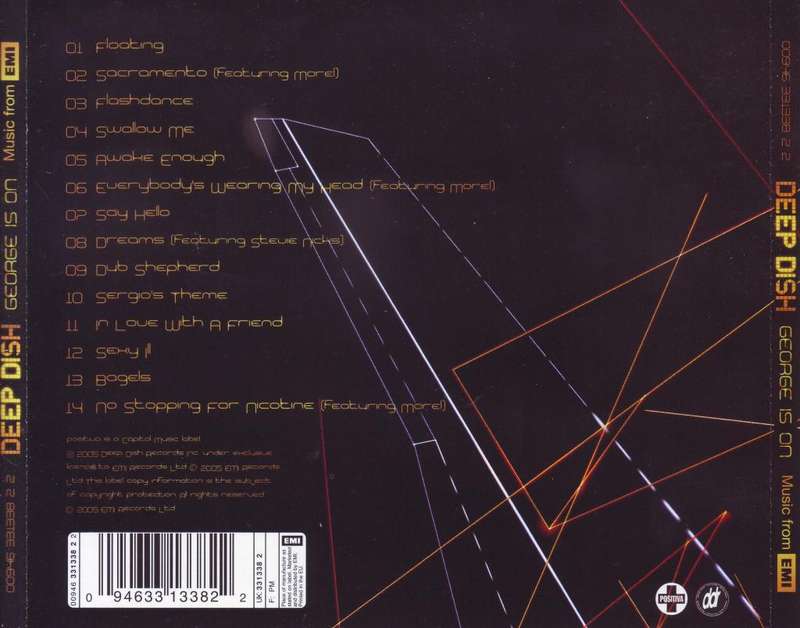 DEEP DISH - George is on (CD) 00946 331338 2 2 VG+