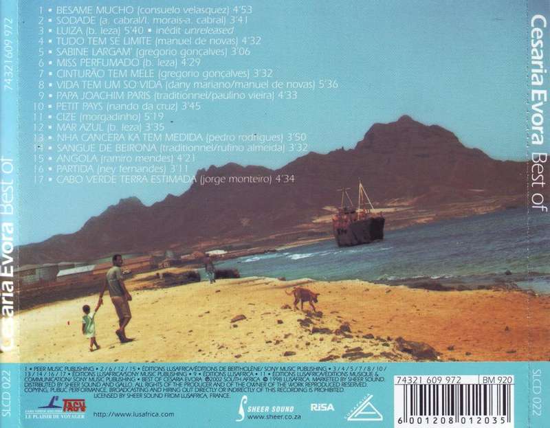 CESARIA EVORA - Best of (CD) SLCD 022NM-