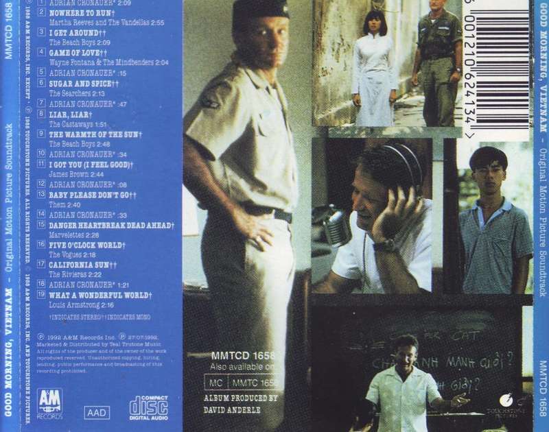 GOOD MORNING, VIETNAM - Original motion picture soundtrack (CD) MMTCD 1658 VG
