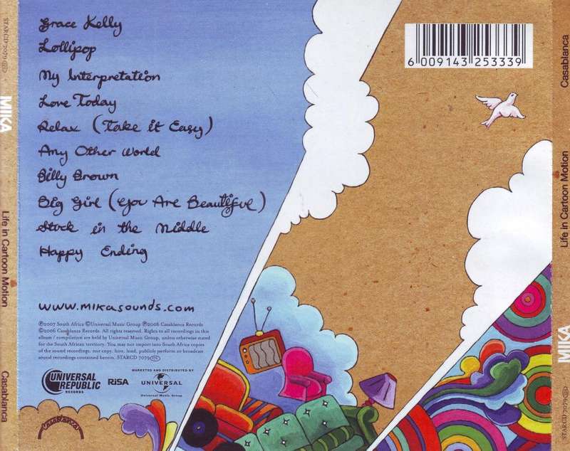 MIKA - Life in cartoon motion (CD) STARCD 7079 VG