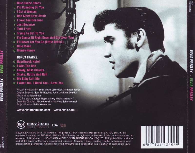 ELVIS PRESLEY - Elvis Presley (CD) CDRCA7163 NM