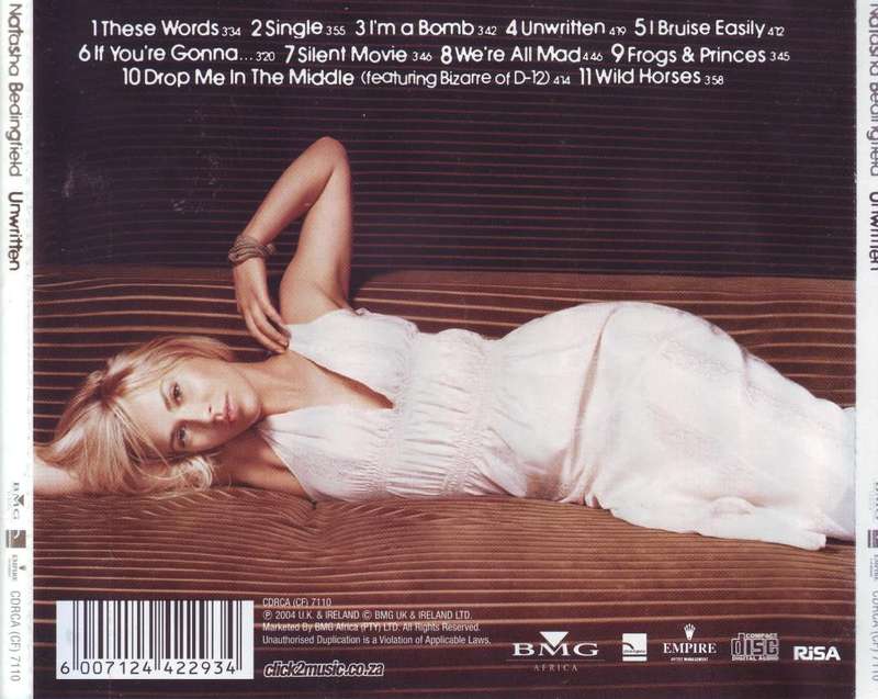 NATASHA BEDINGFIELD - Unwritten (CD) CDRCA (CF) 7110 VG